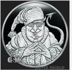 2023 - SATAN CLAWS 1 oz .999 FINE SILVER SHIELD PROOF MICROMINTAGE