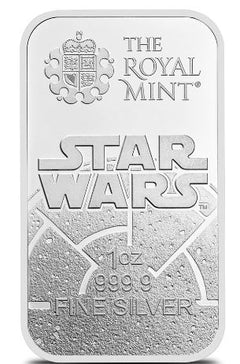 1oz Royal Mint Silver Star Wars DARK SIDE Bar