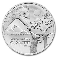 1oz Silver Australian Zoo GIRAFFE 2024