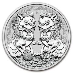 2020 Australia 1 oz Silver Double Pixiu