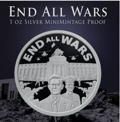 2023 1oz Silver Proof Silver Shield END ALL WARS