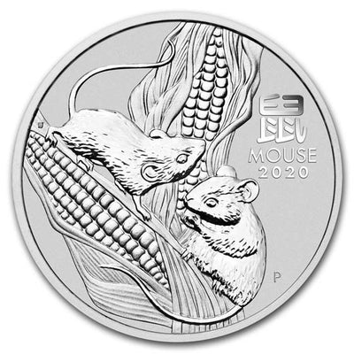 2020 Australia 1/2oz Silver Lunar Mouse