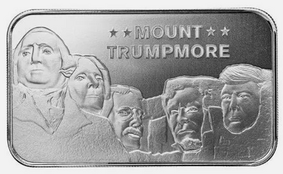 1oz Silver Bar - Mount Trumpmore