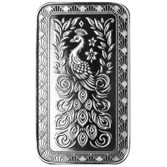 Scottsdale Marquee Peacock 1oz Silver Bar