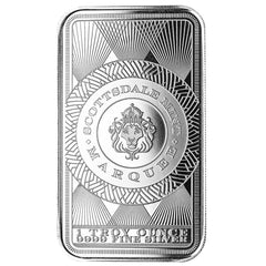 Scottsdale Marquee Peacock 1oz Silver Bar