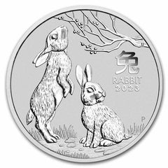 2023 Australia 1oz Silver Lunar Rabbit